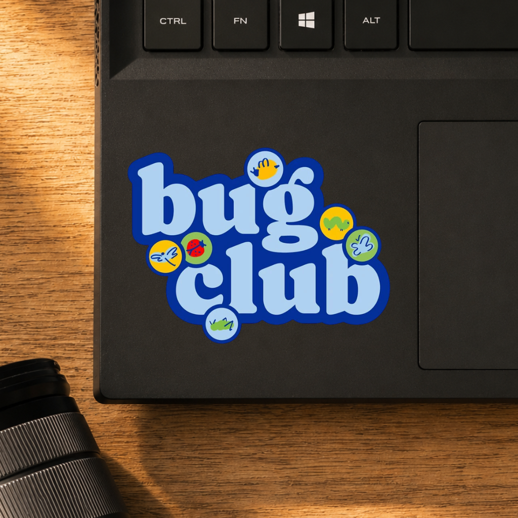Bug Club Classic Sticker | Minimalist