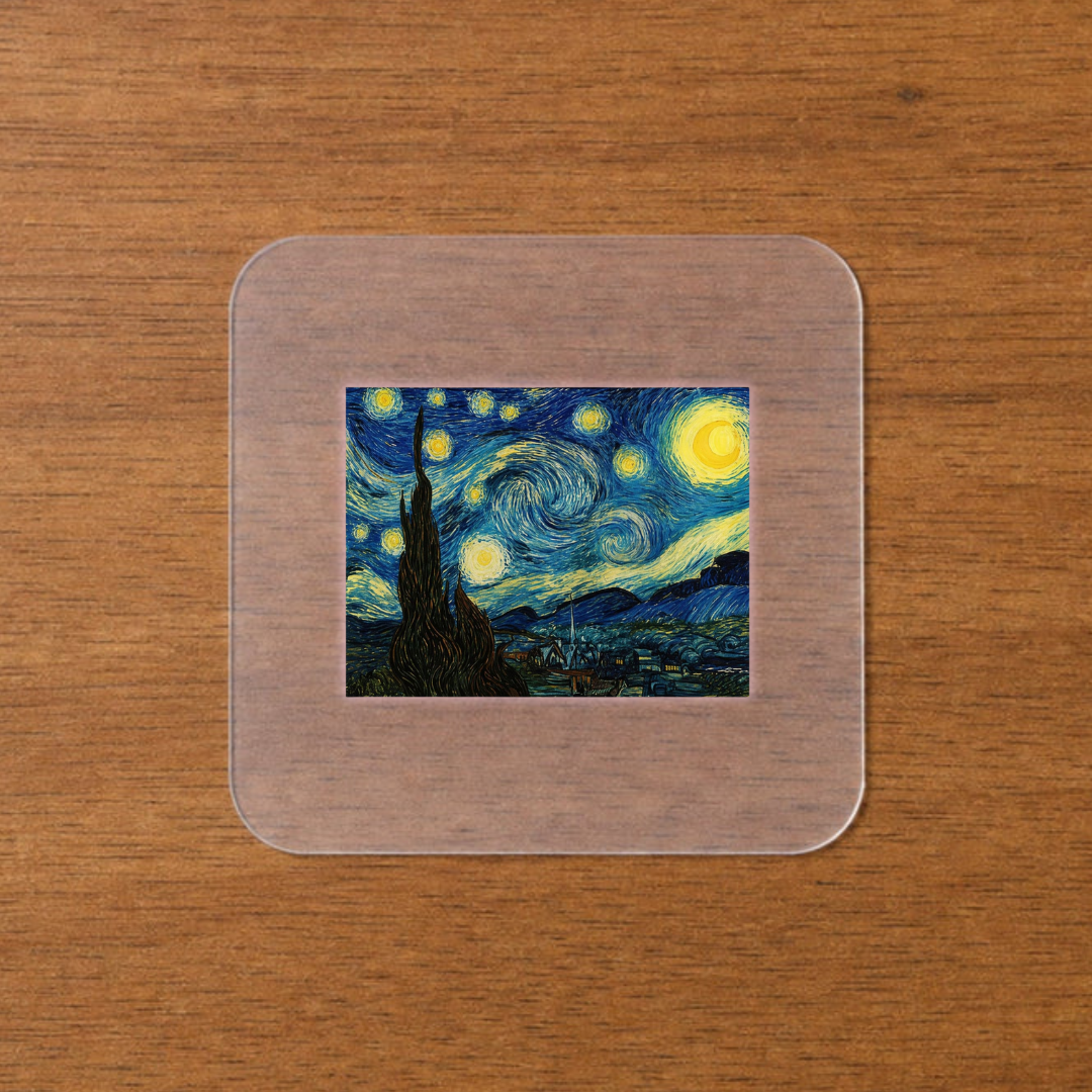 Starry Nights Painting by Van Gogh Iron-On Sticker