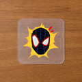 Black Spider Man Iron-On Sticker | Urban Edge
