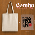 Japan GTR R34 Custom Tote Bag Combo