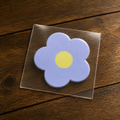 Blue Flower Peel-Off Sticker