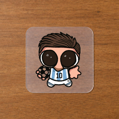 Funny Lionel Messi Iron-On Sticker | Urban Edge