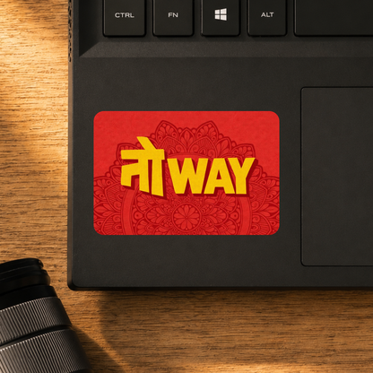 Noway Classic Sticker | Chatpate Quotes