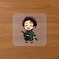 Kimetsu no Yaiba Tanjiro Kamado Chibi-Style Iron-On Sticker | Anime