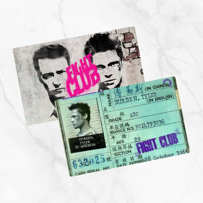 Fight Club Metro Card Skin
