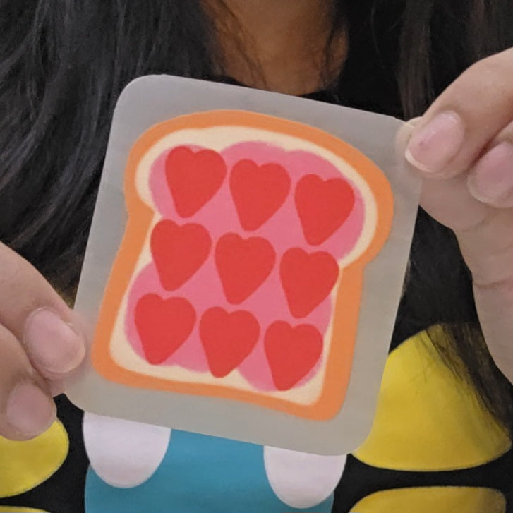 Berry Crush Sandwich Iron-On Sticker | Tiny Chaos Collection