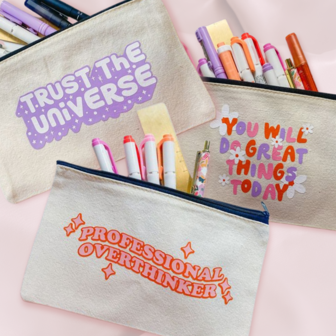 Cream Canvas Pouch | Your Canvas