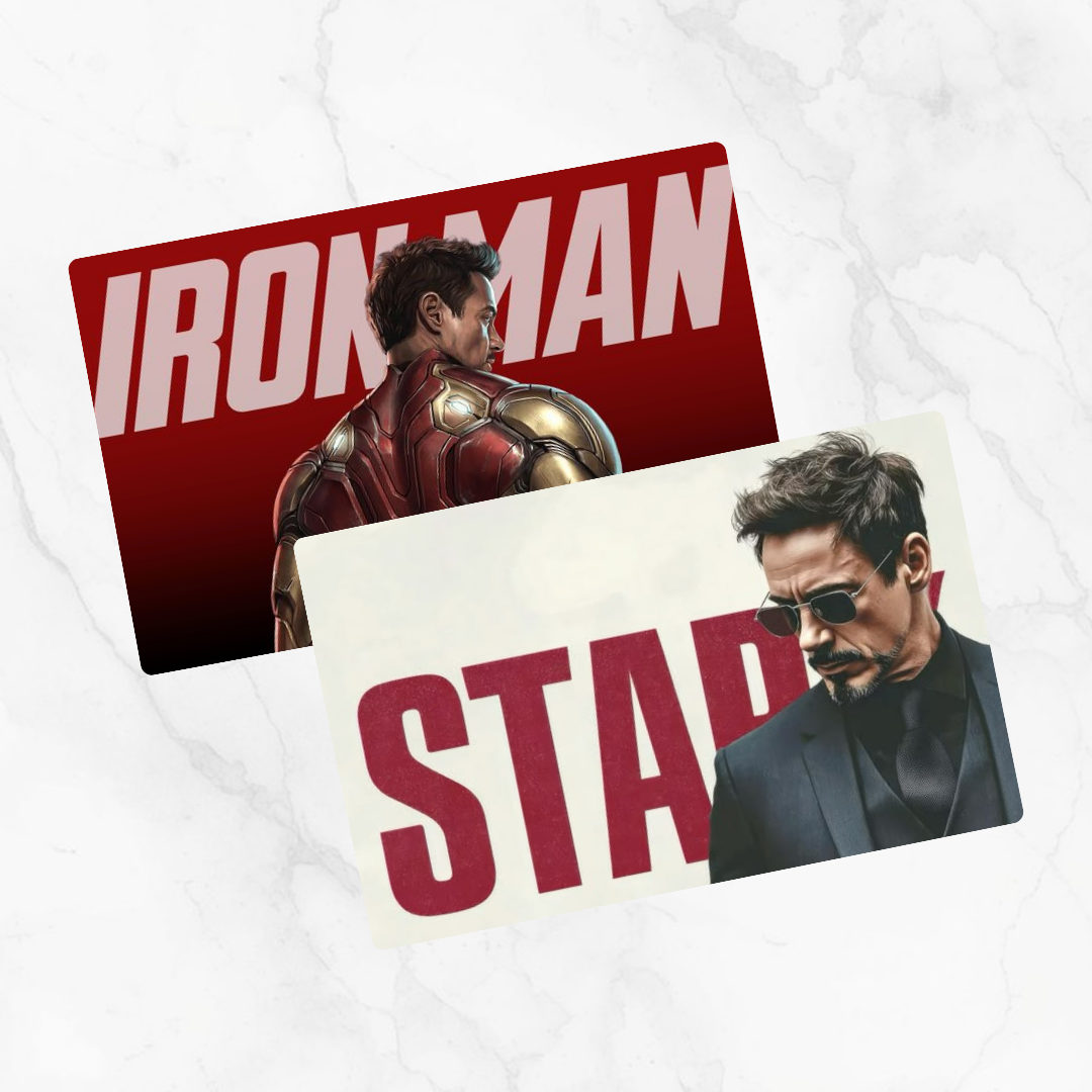 Iron Man Metro Card Skin