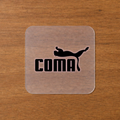 Coma Iron-On Sticker