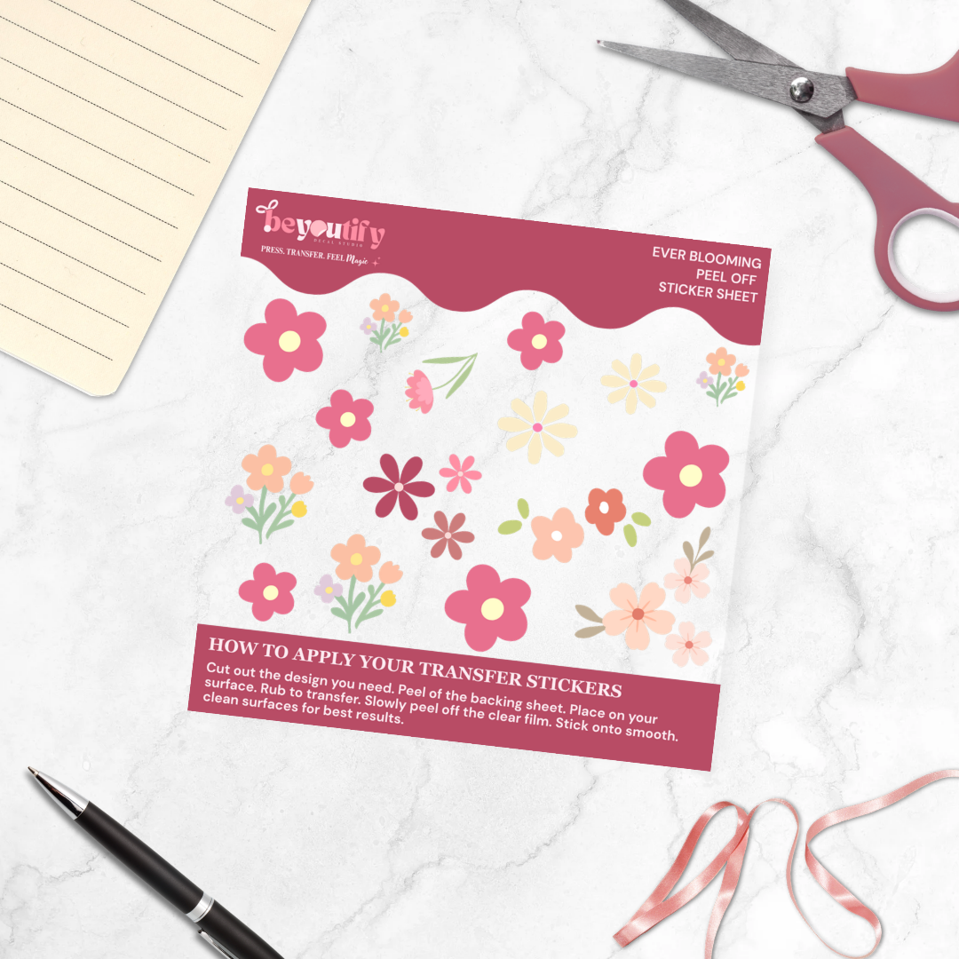 Ever Blooming Peel-Off Sticker Sheet