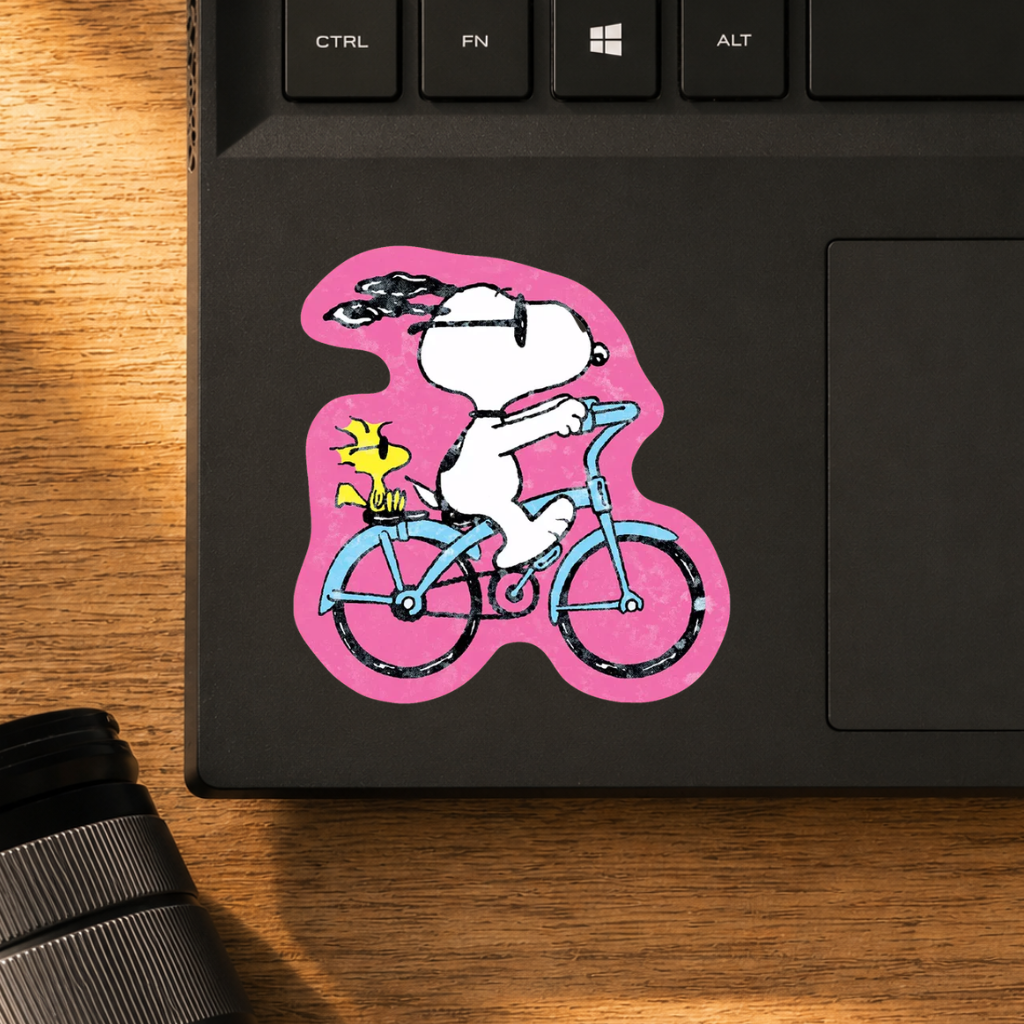 Snoopy Bike Classic Sticker | Whimsical