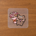 Bloom Kitty Iron-On Sticker | Tiny Chaos Collection