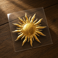 Golden Sun Peel-Off Sticker
