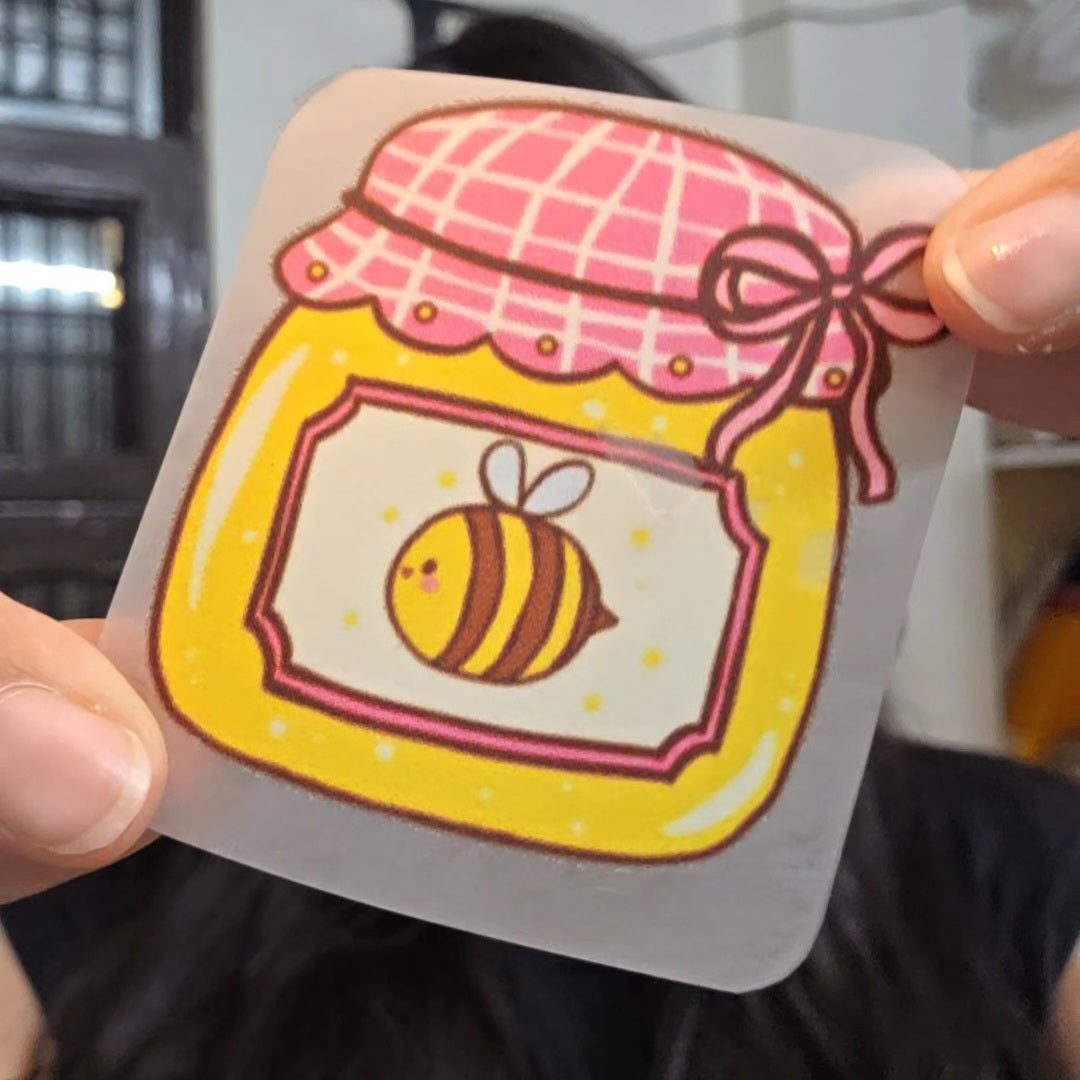 Sweet Honey Pot Sandwich Iron-On Sticker | Tiny Chaos Collection