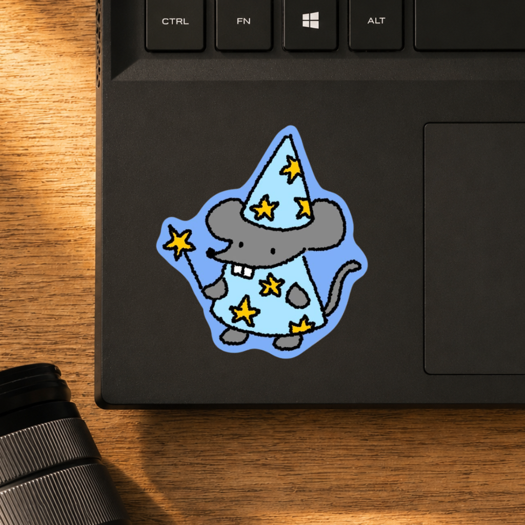 Rat Wizard Classic Sticker | Whimsical
