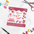 My Valentine Peel-Off Sticker Sheet