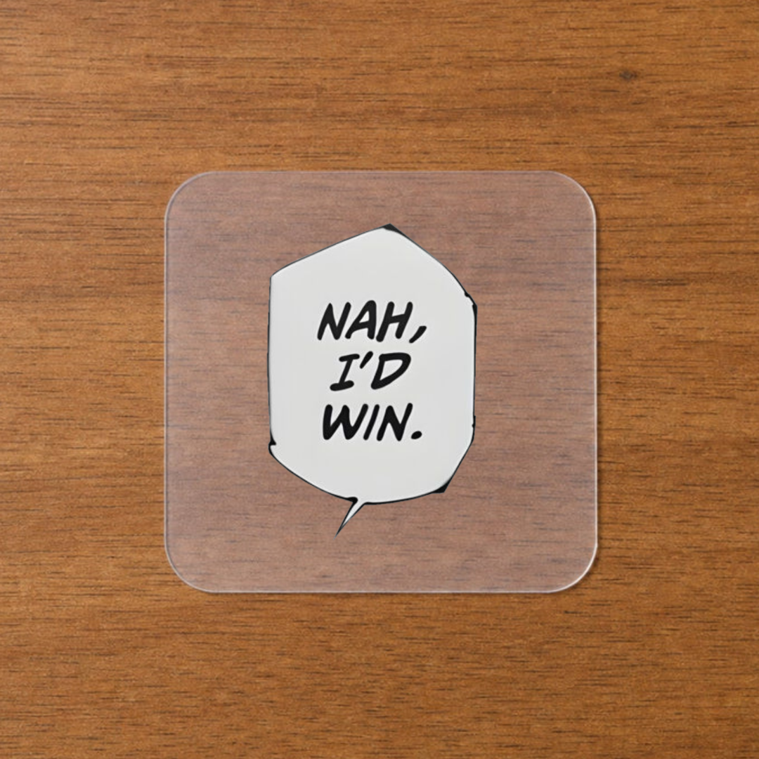 Nah, I'd Win Dialog Iron-On Sticker | Urban Edge