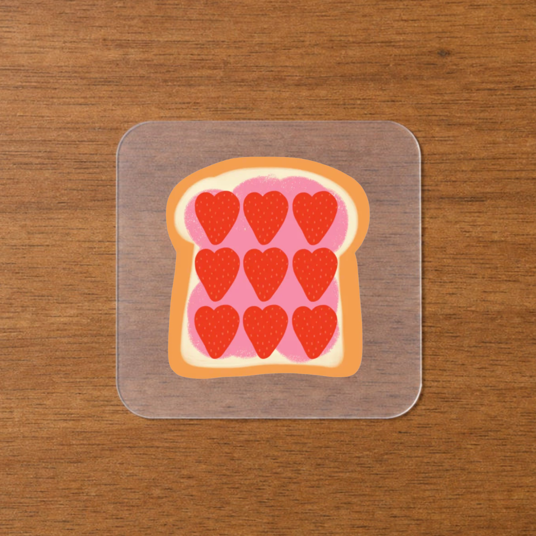 Berry Crush Sandwich Iron-On Sticker | Tiny Chaos Collection