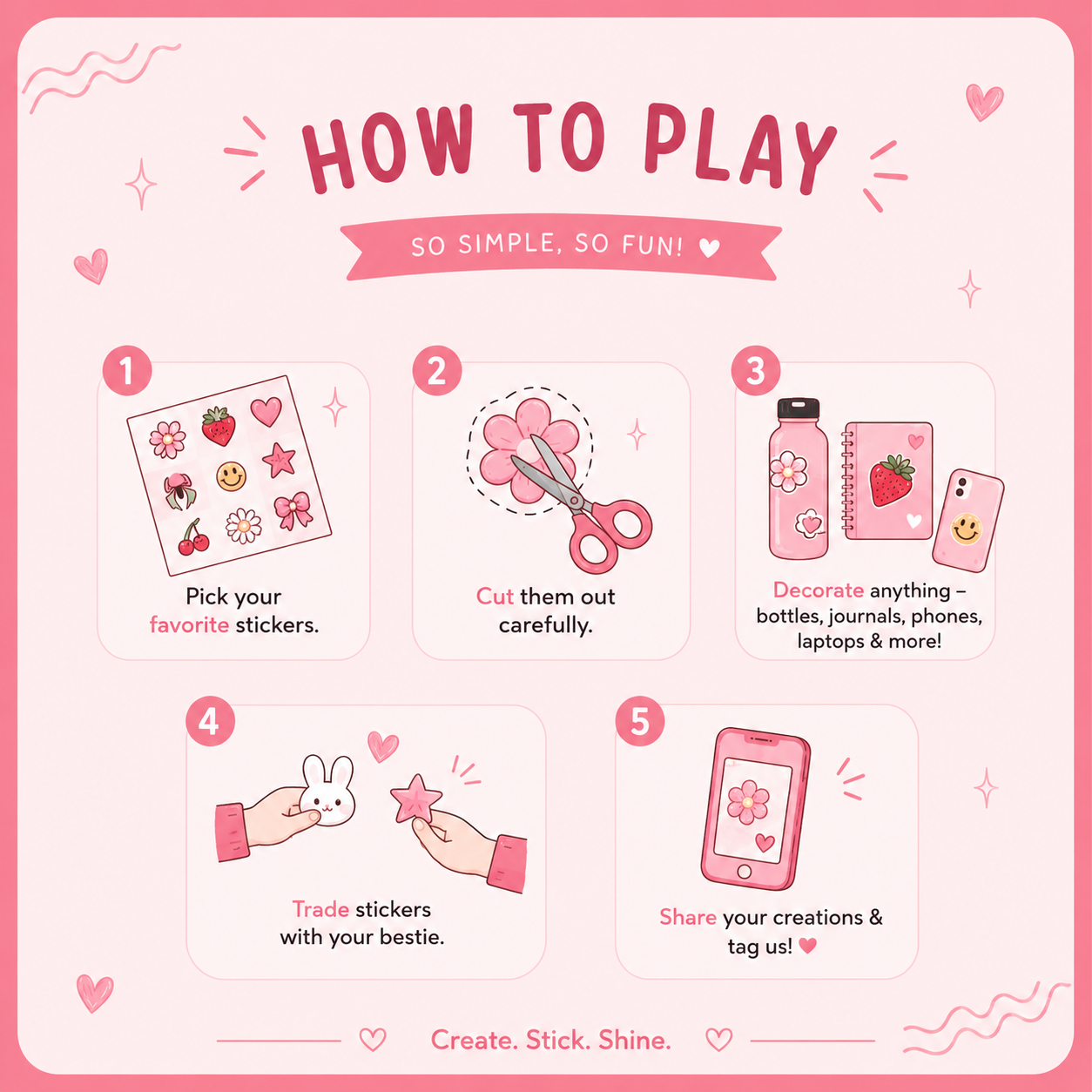 Create Together Sticker Sheet