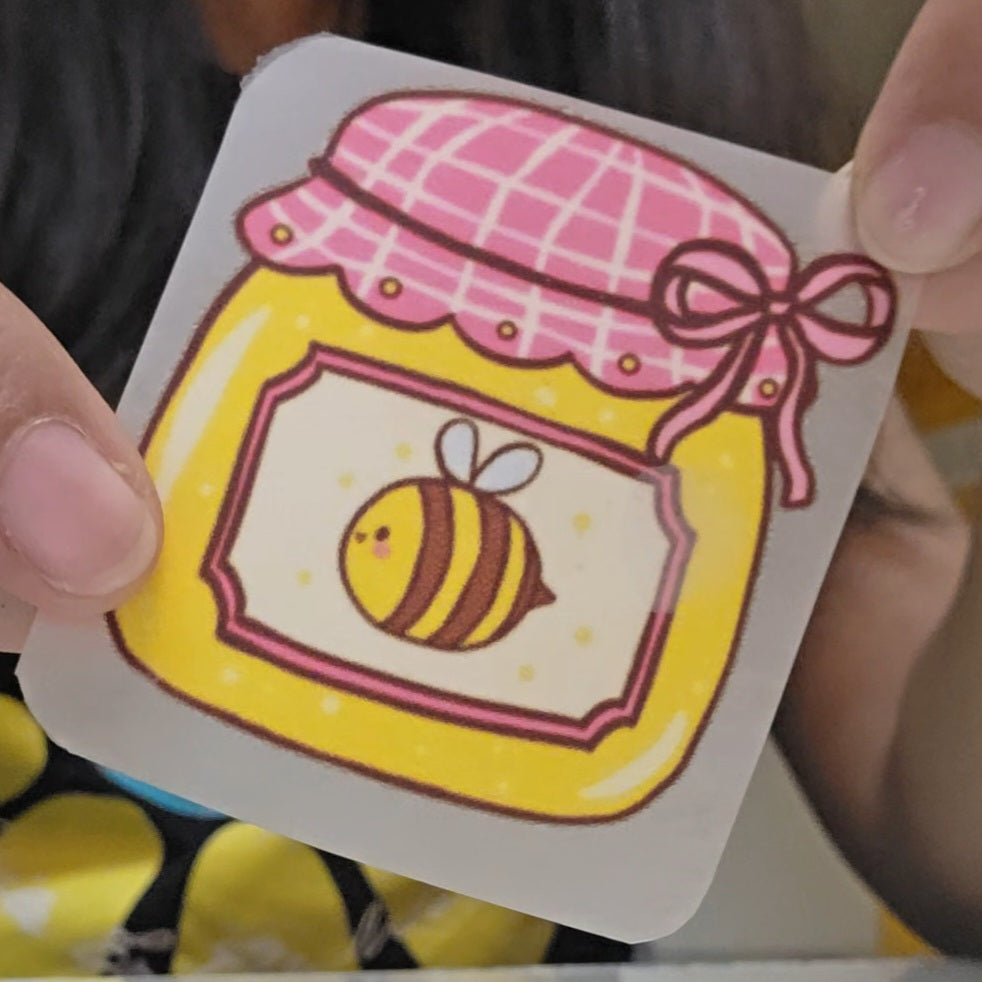 Sweet Honey Pot Sandwich Iron-On Sticker | Tiny Chaos Collection