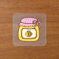 Sweet Honey Pot Sandwich Iron-On Sticker | Tiny Chaos Collection