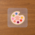 Less Thinking More Making Iron-On Sticker | Tiny Chaos Collection