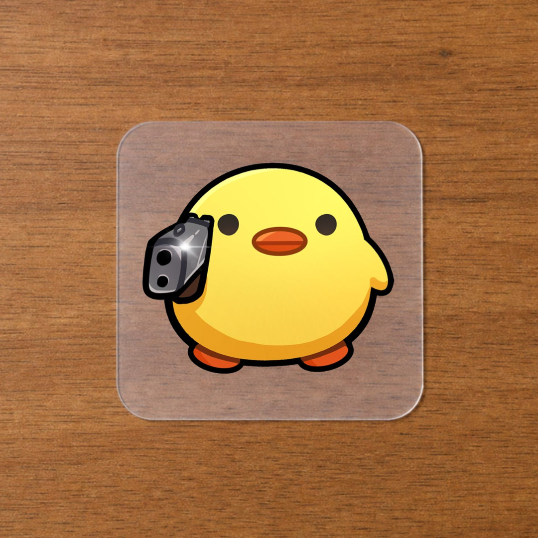 Chick With A Gun Iron-On Sticker | Urban Edge