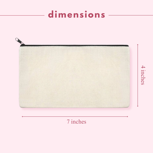 Cream Canvas Pouch | Your Canvas