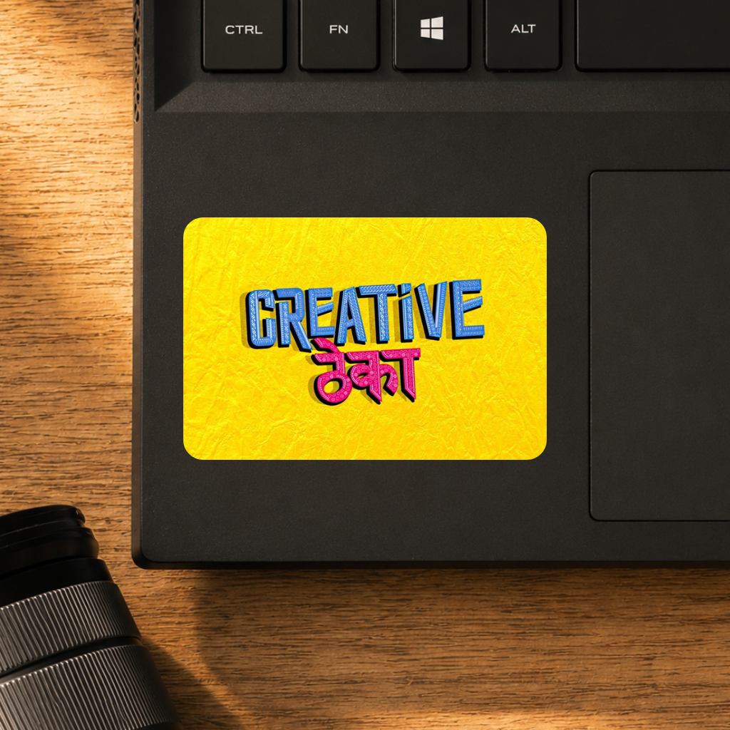 Creative Theka Classic Sticker | Chatpate Quotes